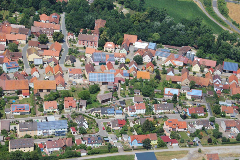 Luftaufnahme Illesheim